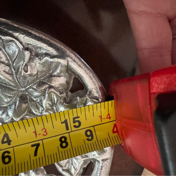 Arthur Court Silver Metal Lattice Grape Leaf Serving Decorative Bowl - Picture 12 of 13